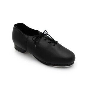 CAPEZIO Black Dance Oxford Leather Cadence Tap Shoes Adult Size 13.5 M CG19 New